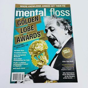 Mental Floss Magazine January February 2011 Golden Lobe Awards Knowledge Junkies
